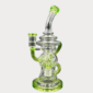 Cloud Time Recycler (Green) (2) Dab Rig Bong CloudGearsPH