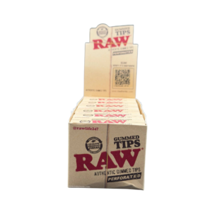Raw Perforated Gummed Tips for Joints
